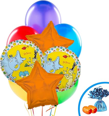 Amazon Com Dr Seuss Cat In The Hat Party Supplies Balloon