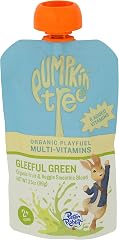 Peter Rabbit Organics Organic Gleeful Green Multi-Vitamin Pouch, 3.5 OZ
