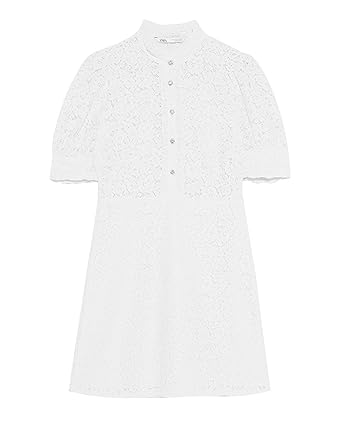 zara white linen dress