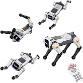 Gampop Smart Robot Stunt Dog Toys - Interactive STEM Puppy Pet with Remote &amp; Voice Control, Realistic Actions &amp; Programming, Durable Design for Kids, for Boys &amp; Girls Age 6 7 8 9 10 and up