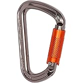 ProClimb I-Beamer Mod D Lock Carabiner | NFPA Certified | 27kN MBS | Hot Forged Aluminum | I-Beam Design for Climbing, Rescue, Rigging & Rappelling