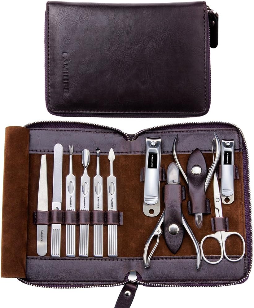 familife l01 stainless steel 11 in 1 manicure set