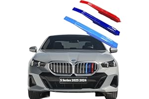 VaisbyTown Automotive Grille Inserts for BMW 5 Series 2025 2024 Sedan 530i 540i xDriver LCI i5 G60 G68 Compatible with (Fit Only 7 Beam) kidney grille, Front Grill Accessories