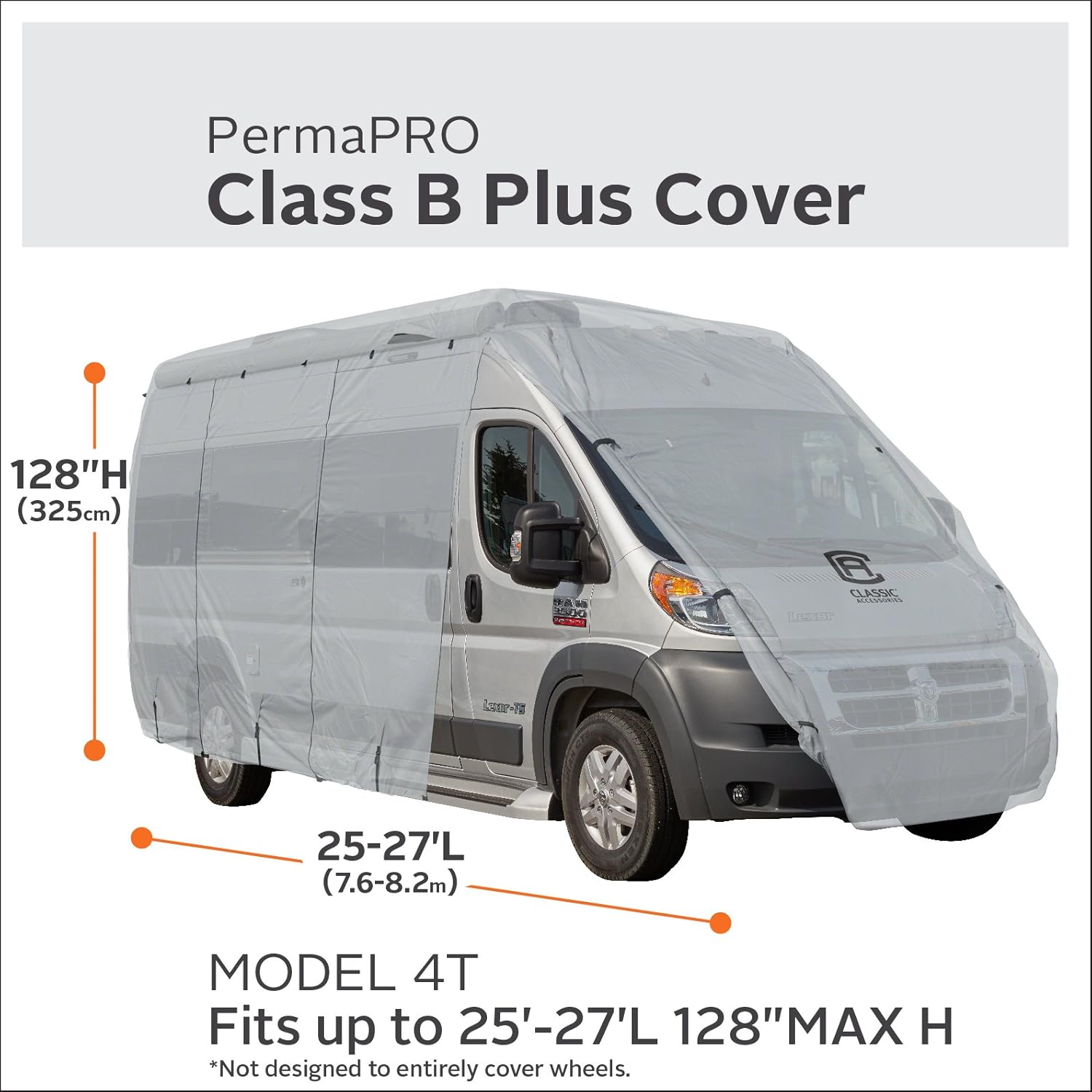 Classic Accessories - 80-416-171001-RT Over Drive PermaPRO Tall Class B RV Cover, Fits 25'-27' RVs: Automotive