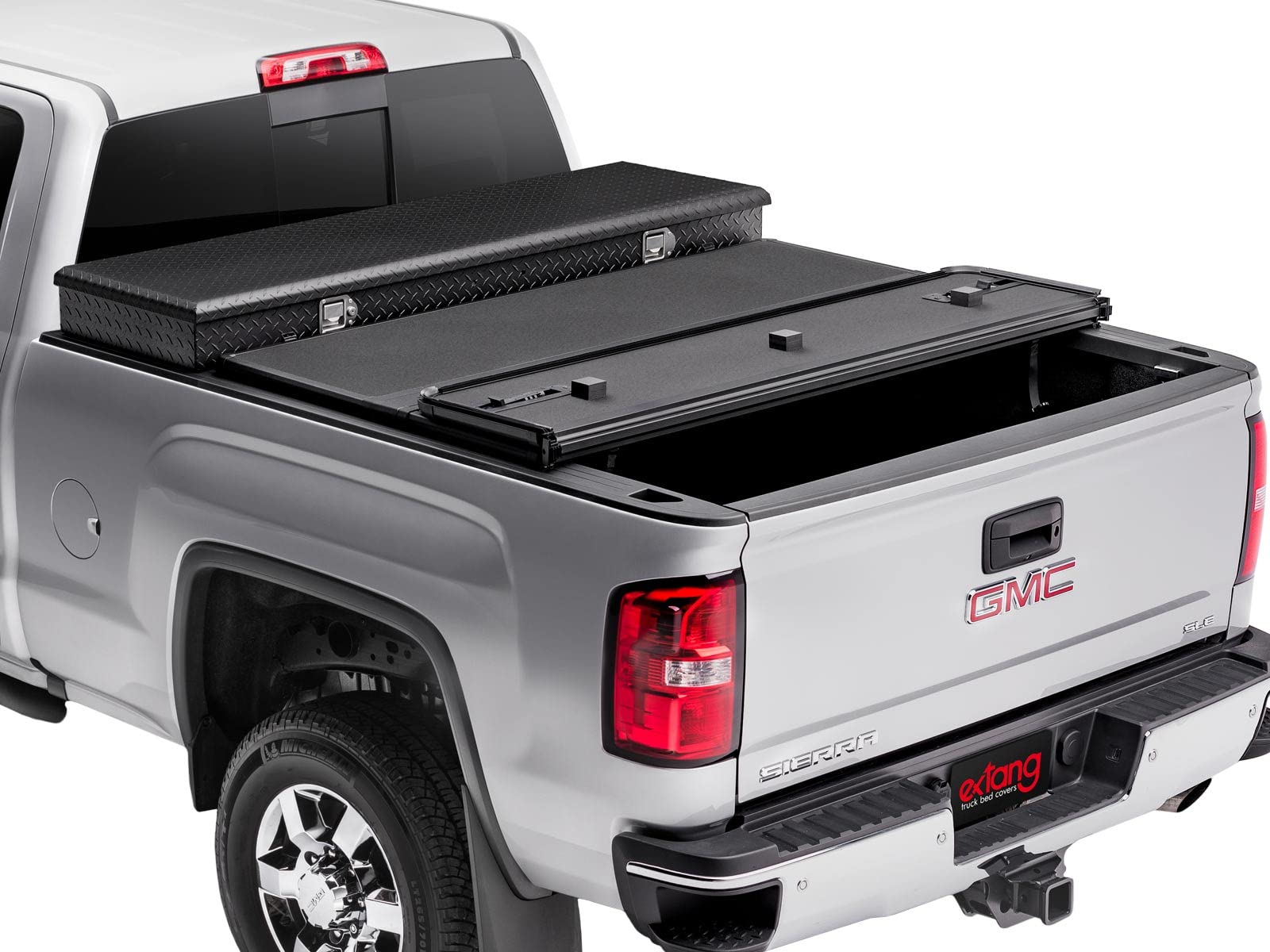 Photo 1 of **MISSING INSTALLATION ACCESSORIES **RealTruck Extang Solid Fold 2.0 Toolbox Hard Folding Truck Bed Tonneau Cover | 84703 | Fits 2021 - 2025 Ford F-150 6' 7" Bed (78.9")