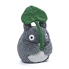 GUND Totoro with Leaf Beanbag Stuffed Animal Plush, 4.5"