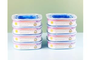 AIMIDODO 8 Pack Cat Litter Refill Bags Compatible with Your Litter Genie Refill Bags Standard Pail，Plus Pail and XL Cat Litter Pail, Blue