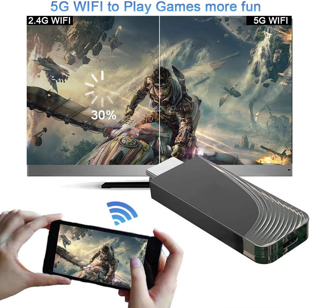 WiFi Display Dongle, iBosi Cheng 5G/2.4G Wireless Display Receiver Full HD 1080P HDMI Dongle for Smartphones Laptops to HDTV Projector Car Monitor: Electronics