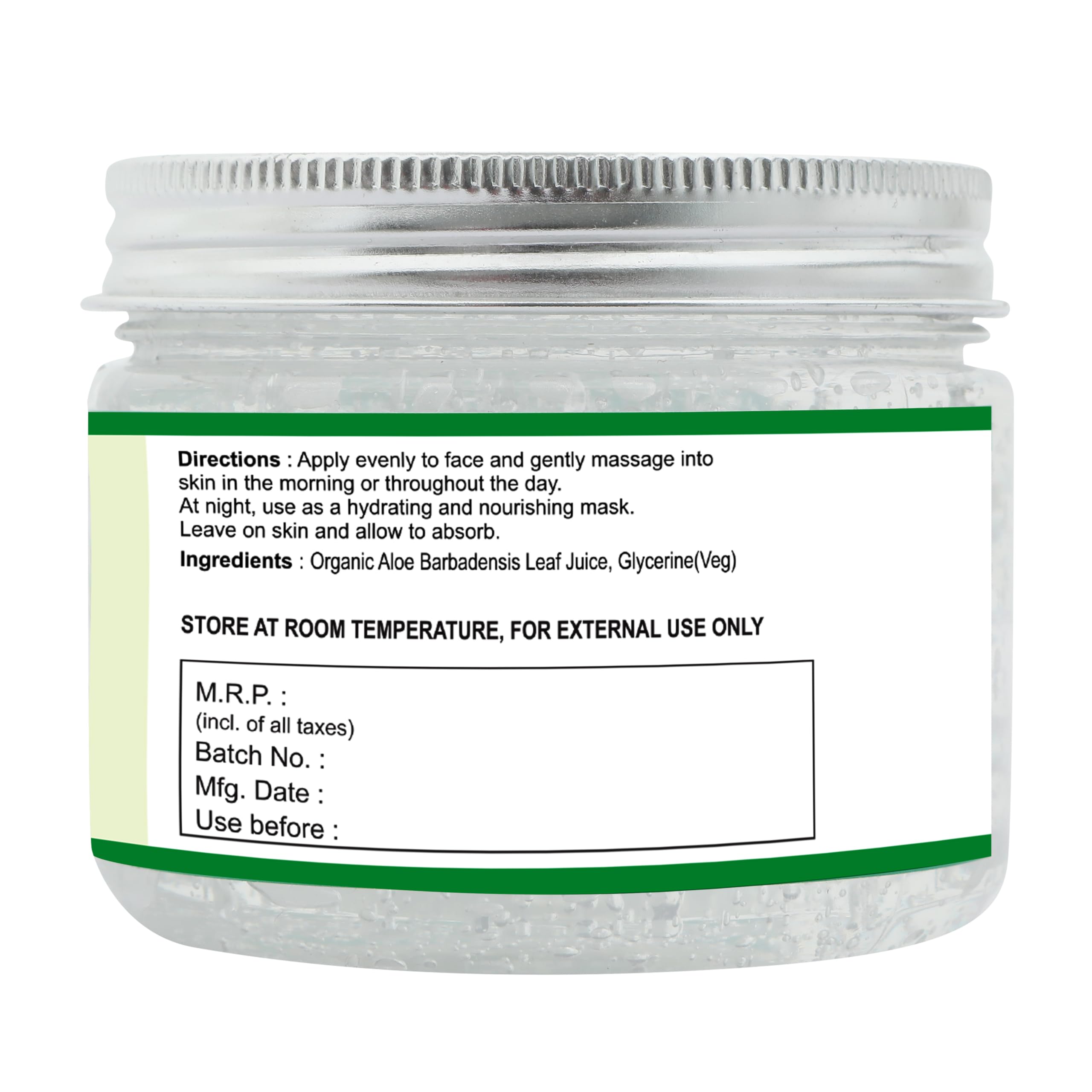 Aloe Vera Gel | 100% Pure Natural Aloe Gel | For Moisturizing Face Skin & Hair Care,Durable Moisturizing Hydrating Soothing | Non-Sticky (11.46 oz)