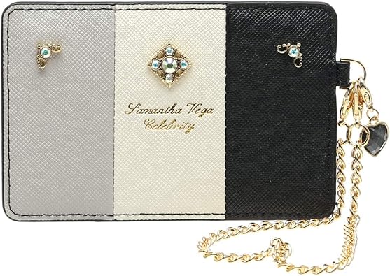 Amazon セット品 Samantha Vega サマンサベガ バイカラー カーリー バイカラー レディース パスケース カードケース 定期入れ パスケース チャーム グレー Samantha Thavasa サマンサタバサ 定期入れ