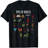 Bug T-Shirt - Bug Identification Types Of Insects Tee T-Shirt