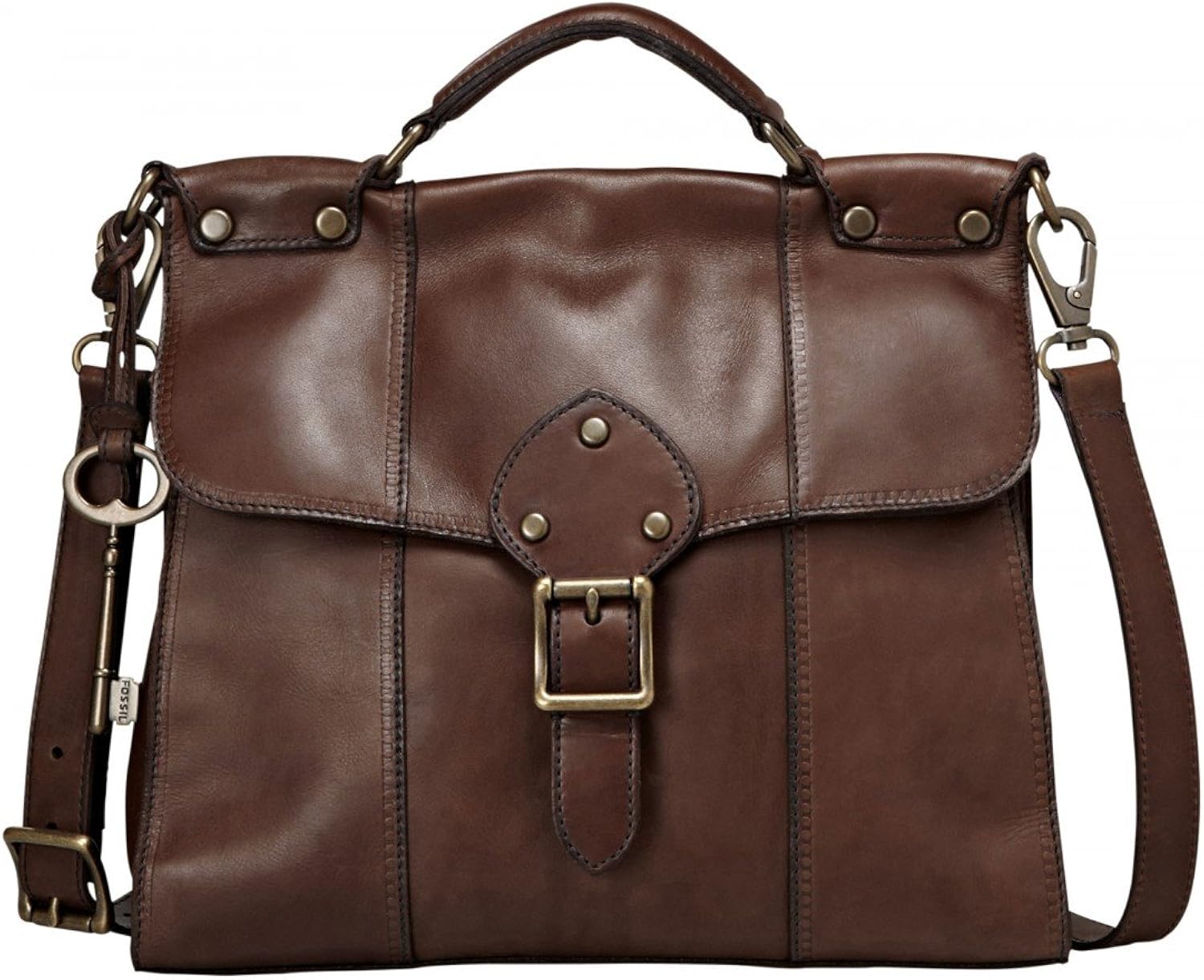 Womens Leather Handbags FOSSIL WOMEN BAG WMN VTG RVIVAL LTH FLP