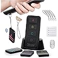 Key Finder and TV Remote Control Retriever - Trackers Locator, Keys, Purse - Keychain Tracker Beeper Tags - Find Your Lost Belonging Items Quickly