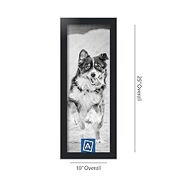 ArtToFrames 8x23 Inch Black Picture Frame, This