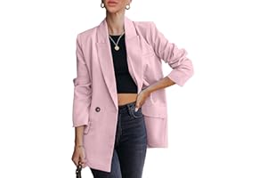 luvamia Blazer Jackets for Women Work Casual Office Long Sleeve Fashion Dressy Business Outfits