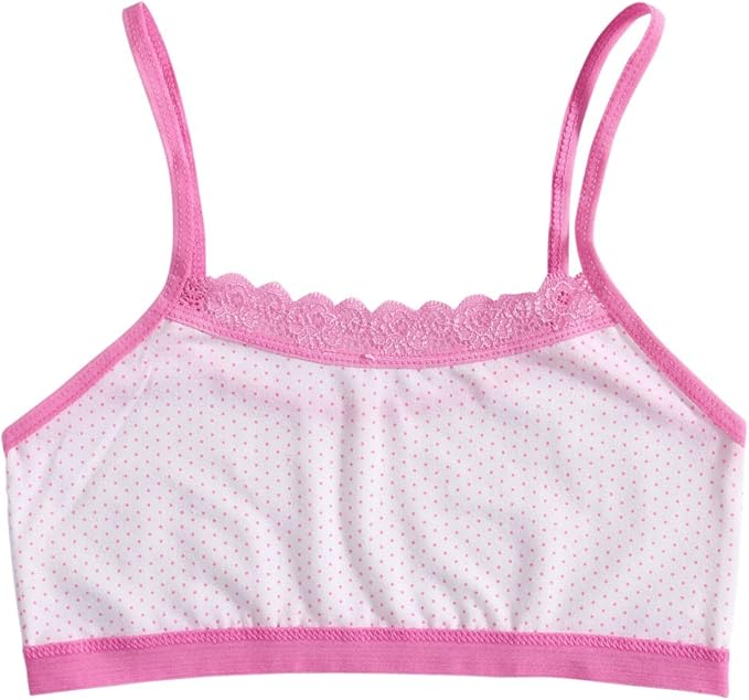 Mikiya Mikiya Junge Mädchen BH Lace Dot BH Baumwolle Weiche