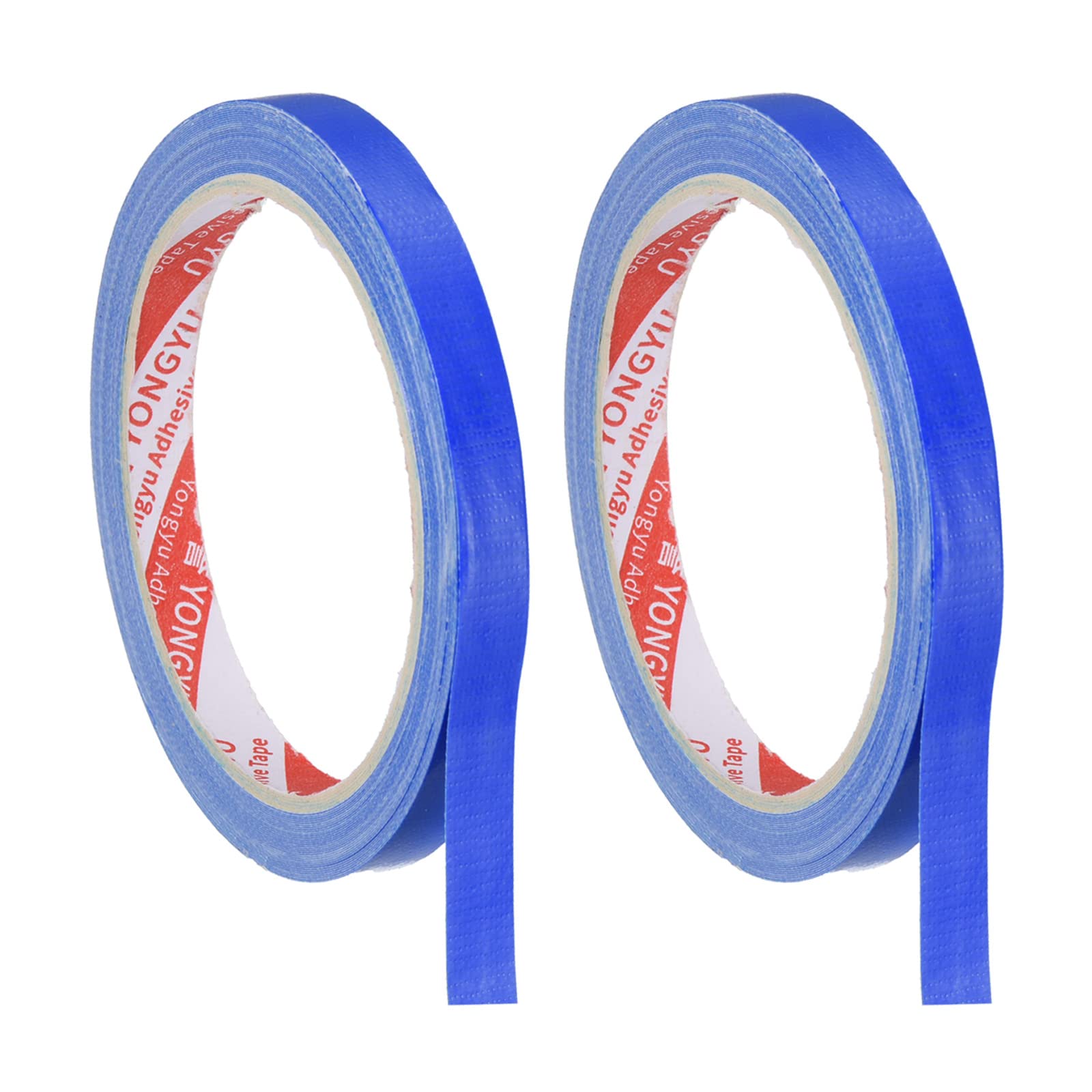 PATIKIL 33ft x 0.4" Table Tennis Side Tape, 2 Pack Ping Pong Edge Tape Available in 20 Rackets Protect the Edges of Rubber and Blade for Paddles, Blue