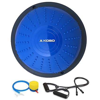 bosu balance trainer with resistance bands