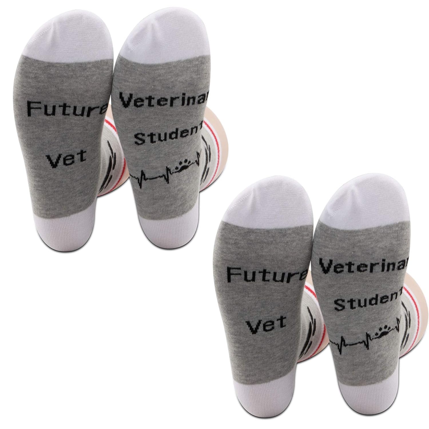 PXTIDY Future Veterinarian Socks Veterinary Student Gift Vet Tech Gifts