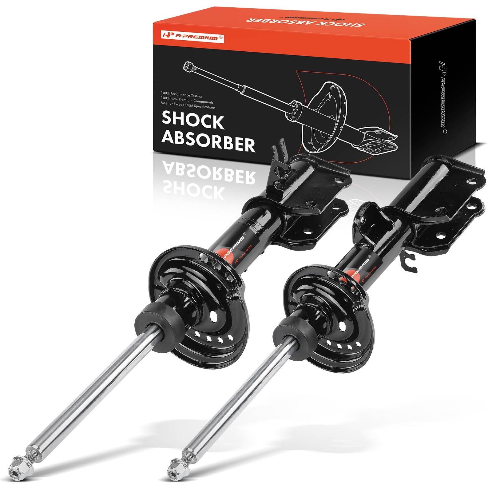 Photo 1 of A-Premium Rear Driver and Passenger Side Pair (2) Shock Absorber Compatible with Jeep Compass 2017-2021, Renegade 2017-2021