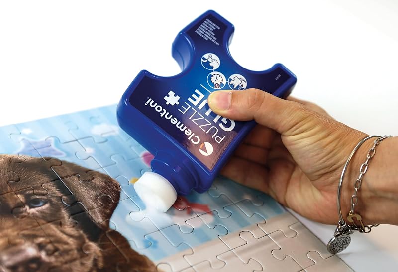 Puzzlekleber - 200 ml transparenter Puzzle Kleber zum Fixieren