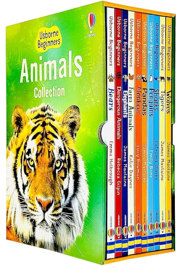Usborne Beginners Nature 10 Books Box Set Collection (Reptiles