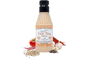TERRY HO'S YUM YUM SAUCE Terry Ho's Reduced Calories Yum Yum Sauce 16 oz – Low Calorie, Japanese Mayo-Based Sauce for Dipping, Marinades & Dressings – Perfect with Multiple Cuisine Styles