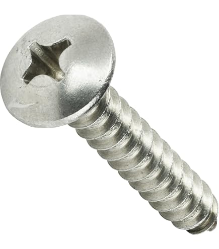 Hillman Jackson Head Trim Screws – #8 X 3/4 Inch, Chrome, 30-Pack, For Decking & Composite