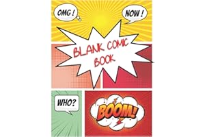 Comic Book Template For Kids Age 8-10: This Blank Comic Book Let Your Girls And Boys, Make Drawing And Coloring Of Their Own 