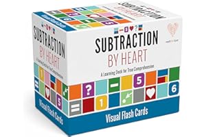 Math for Love Subtraction by Heart Visual Flash Cards for Multiplication Fact Mastery in Five Minutes a Day