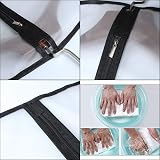HomeClean Garment Bag Clear 60x120cm 24x48 in Pack of 6 Breathable Zipper view 4