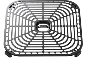 COSORI Turboblaze 6Qt Air Fryer Original Crisper Tray, Replacement Accessories for CAF-DC601-KUS Air Fryer, Ceramic, Non-Stick, Dishwasher-Safe, CRP-DC601RC-KUS, Dark gray