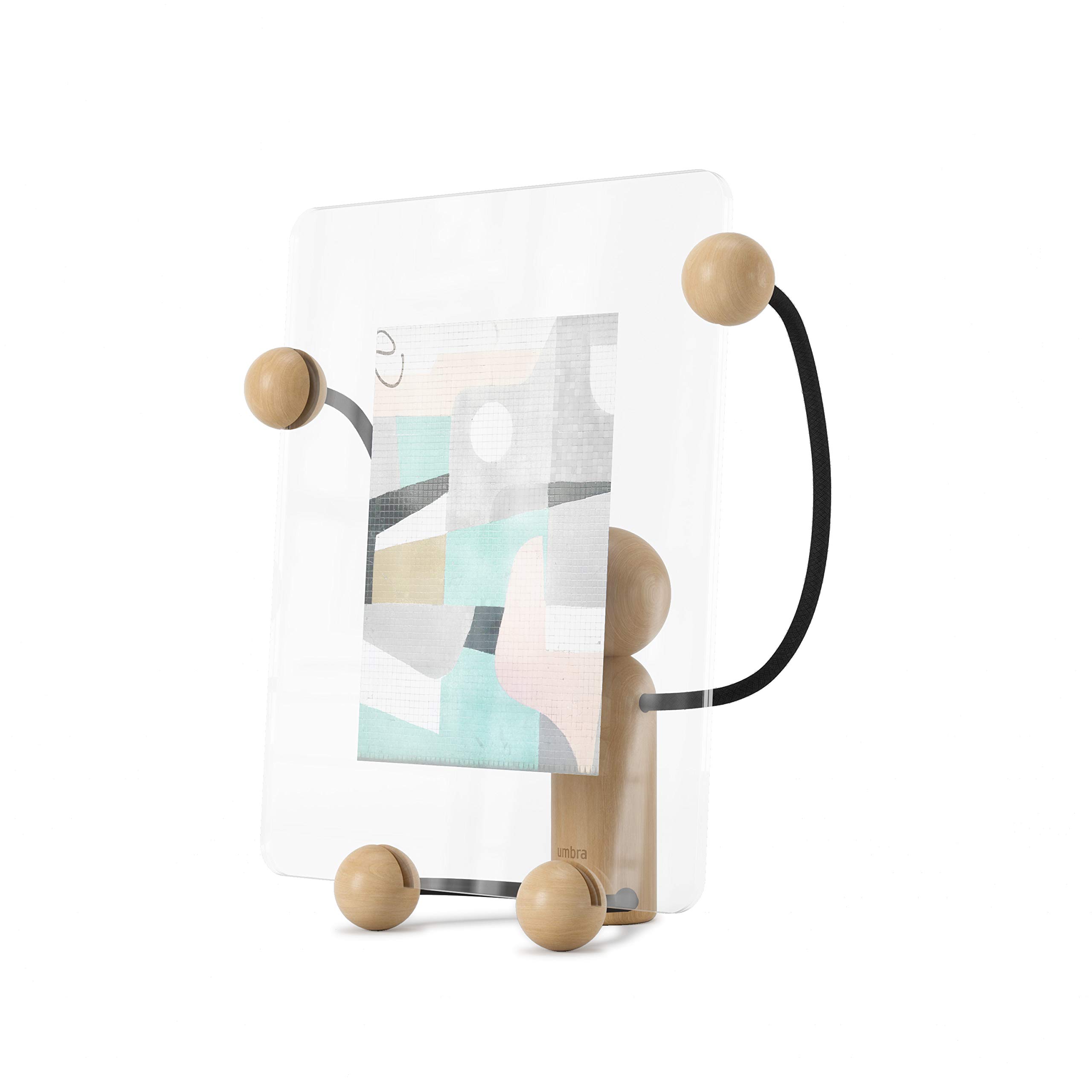 Umbra Picture Frame, Black/Natural, regular