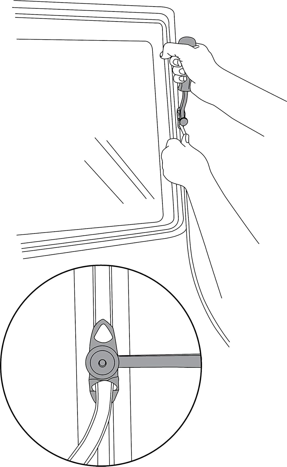 Lisle 47000 Windshield Locking Strip Tool: Automotive
