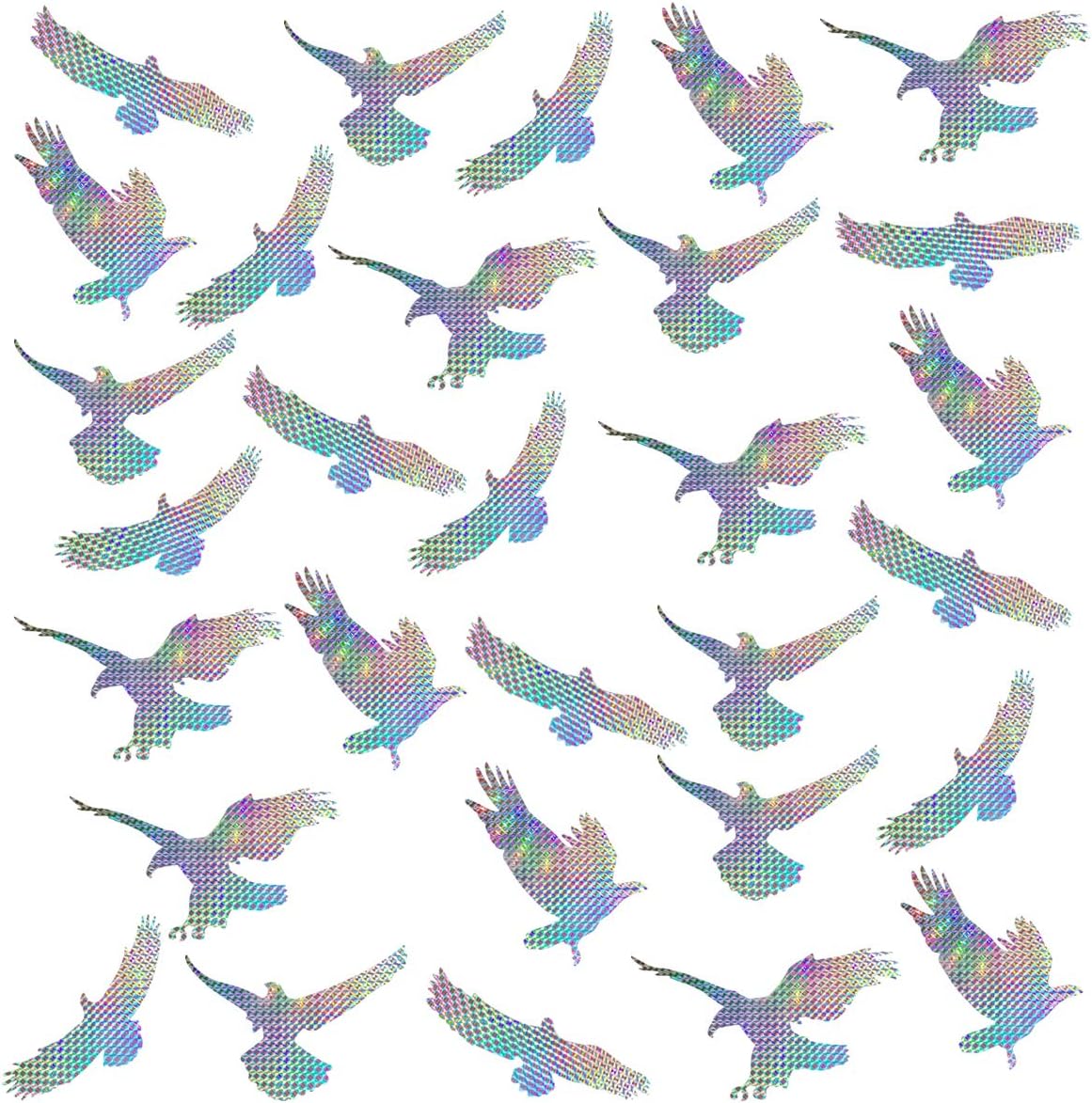 30 Pieces Anti Collision Window Sticker Decals for Bird