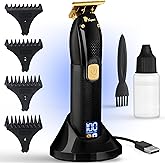 Fagaci Men's Hair Trimmer - Turbo Power with Precise Cutting, Adjusted Zero Gap Blades for Clean and Fine Cuts