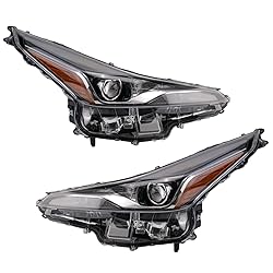 TRQ Headlight Assembly Set Headlights Driver