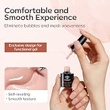 Modelones Builder Gel 6 Colors 8-in-One Pink Red Nude Gel for Nails view 7