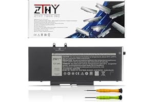 ZTHY 7.6V 68Wh 4GVMP Laptop Battery Replacement for Dell Latitude 5400 5500 Precision 3540 3550 Inspiron 7590/7591/7791 2-in-1 P84F P84F001 P42E P42E001 P98G001 P80F001 RF7WM X77XY C5GV2 4-Cell