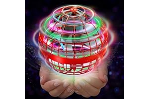 BULAPEACH Flying Orb Ball, Galaxy Ball Toy Hand Controlled Mini Drone Fly Orb Magic Hover Globe Boomerang Fidget Spinner Birthday Gift Cool Stuff Boys Girls Kids Age 6 7 8 9 10+ Year Old Indoor