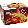 Blank Audio Cassette Tape - 90 Minutes Recording Time - Low Noise and High Output - Dictation, MP3 Recording to Blank Tape - Pack of 5