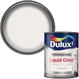 Dulux Liquid Gloss Paint Pure Brilliant White 750ml Wood Metal Interior Exterior view 1