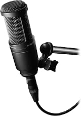 Audio-Technica AT2020 Cardioid Condenser Microphone Black view 2