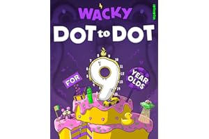 Wacky Dot to Dot for 9 Year Olds: Follow the Clues, Uncover the Mystery, and Create a Colorful Work of Art (Activity Book Gift for Boys & Girls)