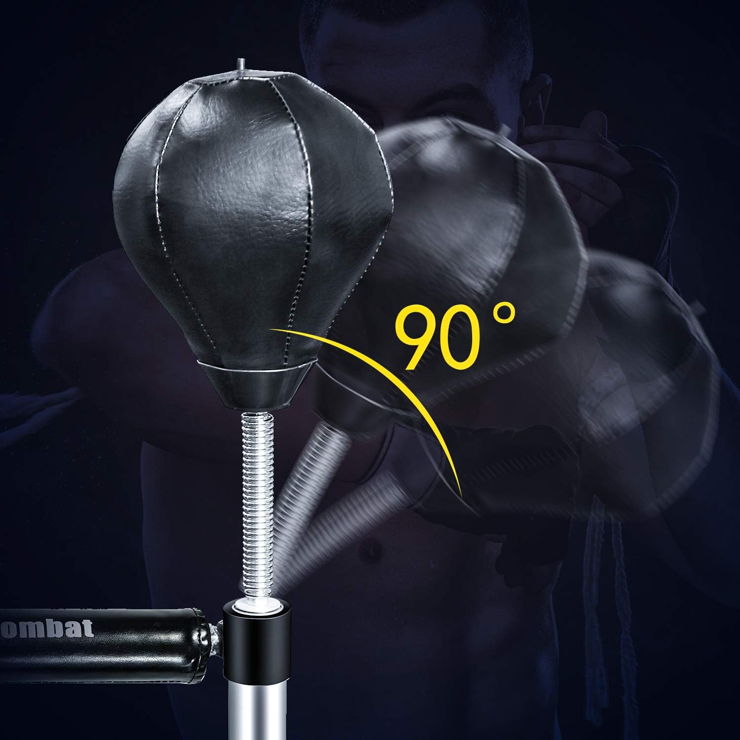 INNOLIFE Wall Mount MMA Boxing Speed Trainer Punching Spinning Bar with Punching Ball : Sports & Outdoors