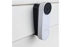 Vinyl Siding Doorbell Mount Angle Adjustment Compatible with Google Nest Doorbell (Wired, 2nd & 3rd Gen) – Not Compatible wit