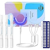 TAWEE Teeth Whitening Kit Safe for Sensitive Teeth & Enamel Wired Tooth whitening Accelerator Light with 16 Blue LED Birthday Gifts for Women Men Gum Health
