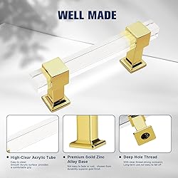 Orger 6 Pack 3-3/4 Inch Hole Centers Cabinet Pulls