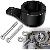 Sunluway for Toyota/Lexus Crankshaft Damper Pulley Holding Holder Tool fits 3.0L 3.3L V6, 4.0L 4.3L 4.7L V8 Engine Crank Pulley Tool Harmonic Damper Tool with 2PCS Crank Bolts
