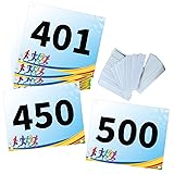 UISKOOPW Tyvek Race Bibs Running Numbers Bibs with